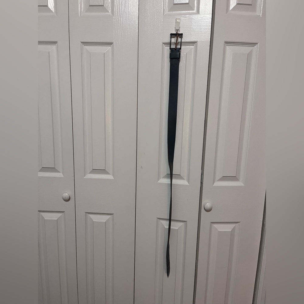 Diesel 90 CM Belt Black Leather